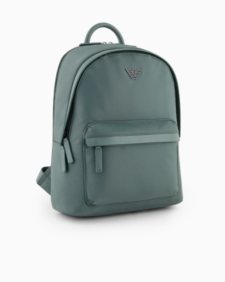 Armani Mochila de nailon reciclado ASV Grandes descuentos