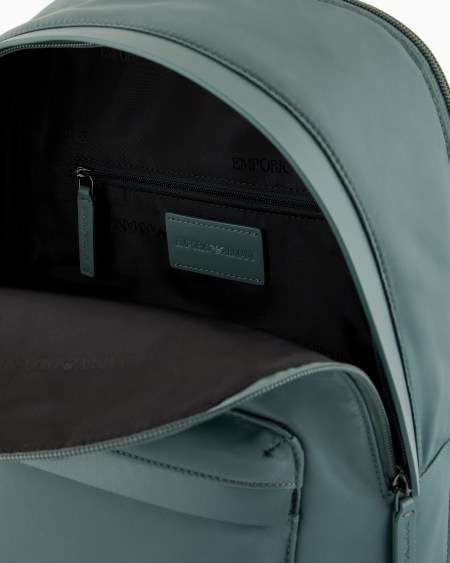 Armani Mochila de nailon reciclado ASV Grandes descuentos