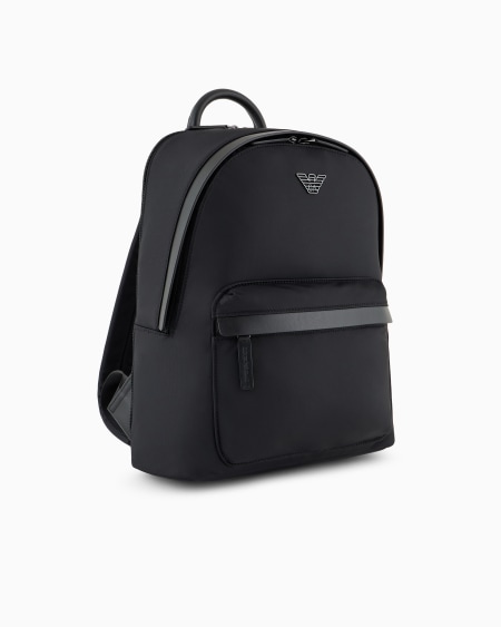 Armani Mochila de nailon reciclado ASV Tienda de fábrica