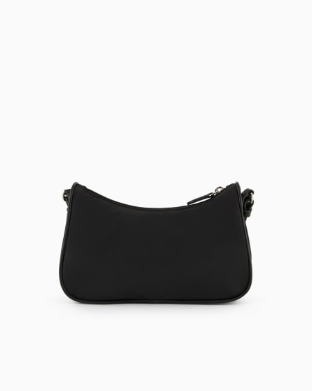 Armani Bolso baguette en nailon reciclado con placa de águila ASV En oferta