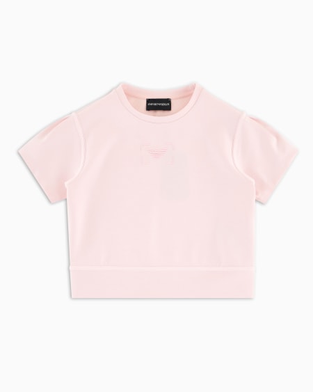Armani Sudadera de manga corta de punto de tacto cupro