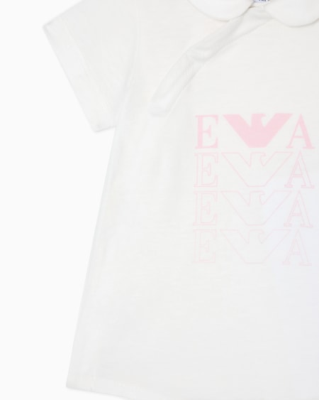 Armani Barboteuse en jersey avec logo 2025