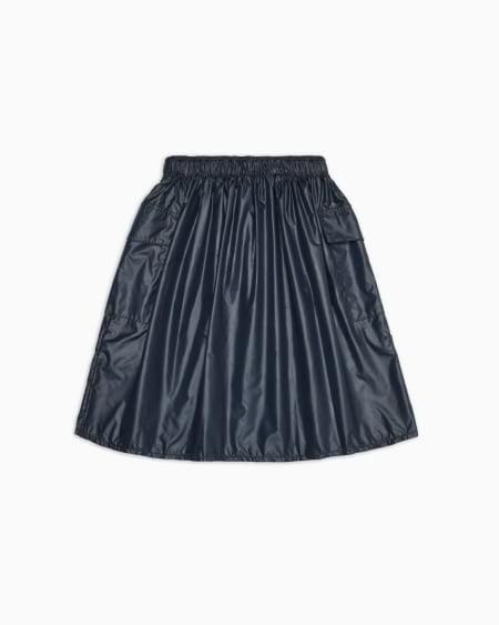 Armani Falda de nailon con cintura elástica y cordón Outlet online
