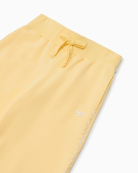 Armani Pantalones de punto de mezcla de modal con cintura elástica Liquidación