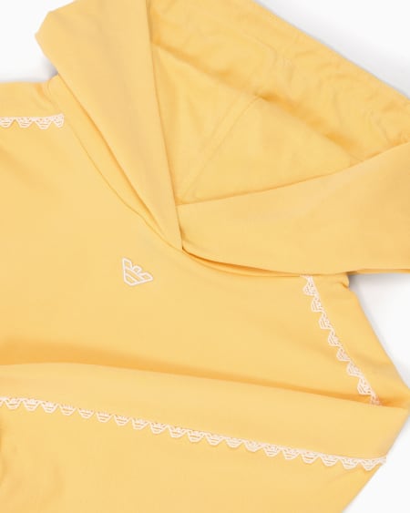 Armani Sudadera con capucha de punto de mezcla de modal Mejor oferta