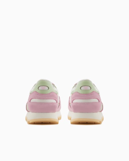 Armani Deportivas de malla con detalles de ante y parche de águila COMPRAR AHORA