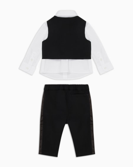 Armani Traje compuesto por camisa chaleco y pantalones de lana fría Último día