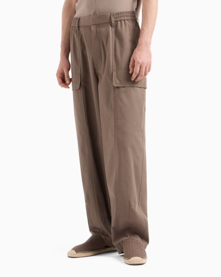Armani Pantalones cargo de algodón Ahorra y exporta