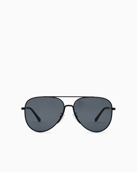 Armani Gafas de sol estilo piloto para hombre Ajuste asiático Outlet online