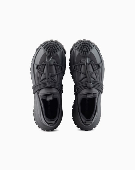 Armani Deportivas de nailon con detalles de neopreno y cordón ceñidor Venta caliente