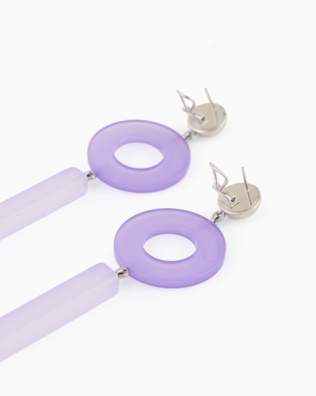 Armani Pendientes colgantes con elementos geométricos Descuento