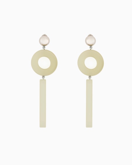 Armani Pendientes colgantes con elementos geométricos Últimos 3 días