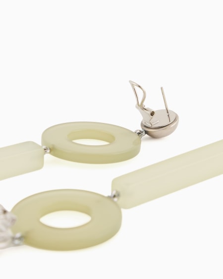 Armani Pendientes colgantes con elementos geométricos Últimos 3 días