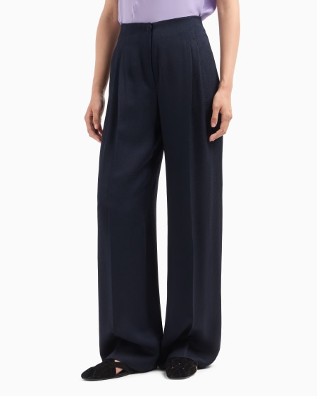 Armani Pantalones con pinzas de sablé Icon Superdescuento