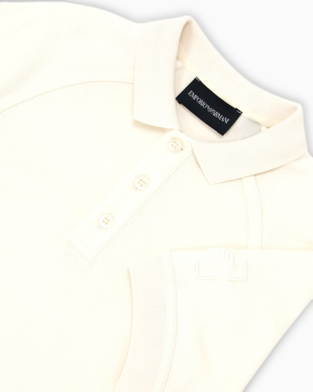 Armani Polo de punto con logotipo bordado Ahorra y exporta