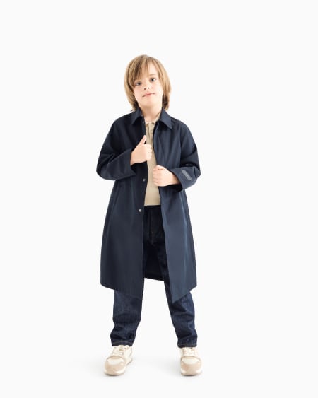 Armani Gabardina de algodón técnico Special Occasion Ofertas