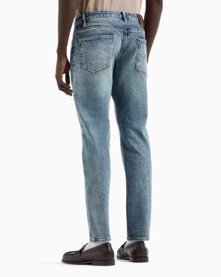 Armani Vaqueros J06 slim fit de denim lavado Mejor oferta