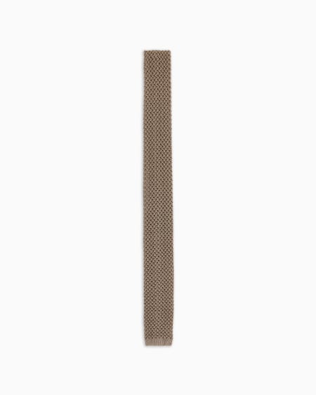 Armani Corbata en punto microperforado de seda pura Liquidación