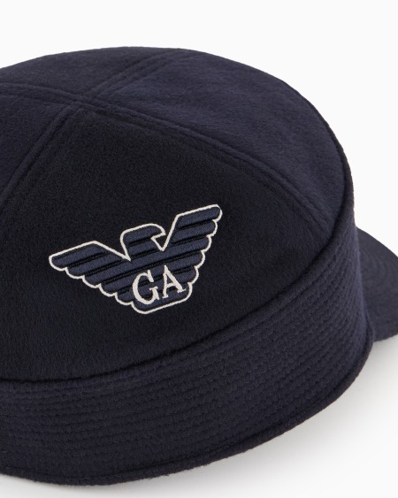 Armani Gorra en paño de lana con logotipo bordado Ahorra y exporta