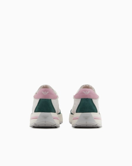 Armani Deportivas de nailon con detalles de ante Rebajas de fin de temporada