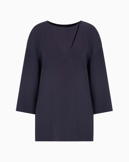 Armani Blusa de cady técnico cortado a láser Outlet