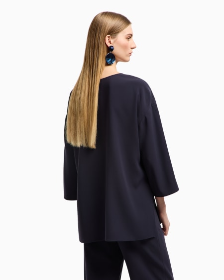 Armani Blusa de cady técnico cortado a láser Outlet