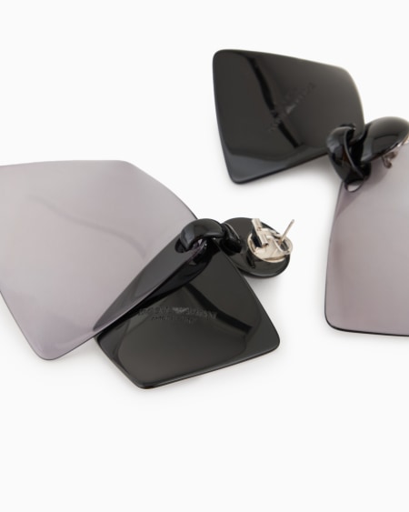 Armani Maxipendientes colgantes bicolor Butterfly Venta caliente