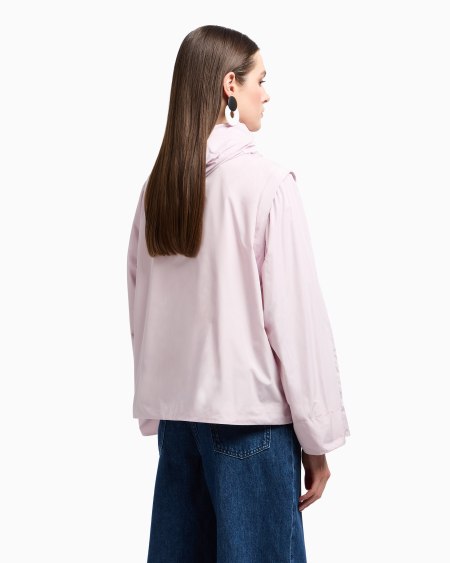 Armani Cazadora de tejido técnico resistente al agua con mangas desmontables Rebajas baratas