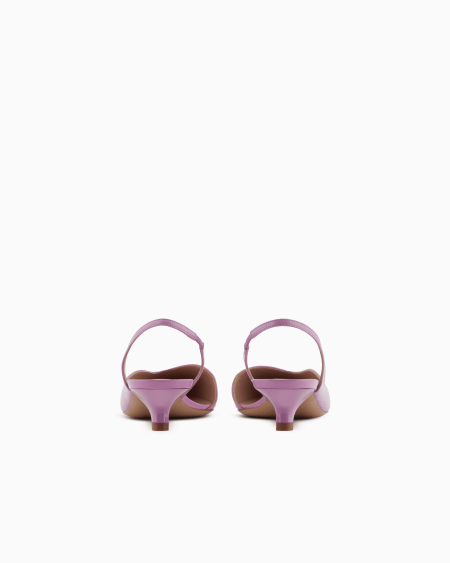 Armani Zapato de salón destalonado de piel cepillada Liquidación