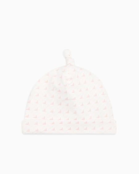 Armani Gorro de punto con motivo de águilas con efecto óptico En oferta