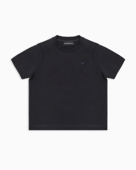 Armani Camiseta de punto grueso con microáguila Outlet