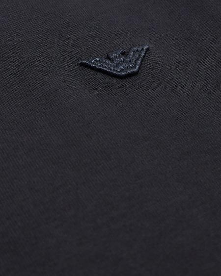 Armani Camiseta de punto grueso con microáguila Outlet