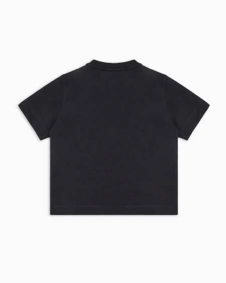 Armani Camiseta de punto grueso con microáguila Outlet