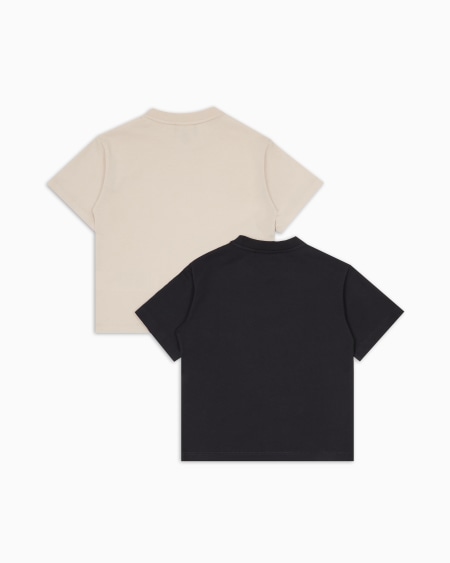 Armani Paquete de dos camisetas con logotipo estampado Rebajas