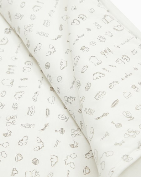 Armani Manta reversible con estampado Tendresse Venta caliente