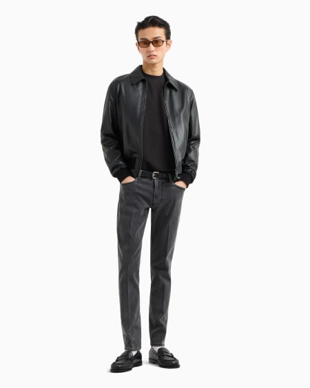 Armani Vaqueros J06 slim fit de cómodo denim aclarado Gran oferta