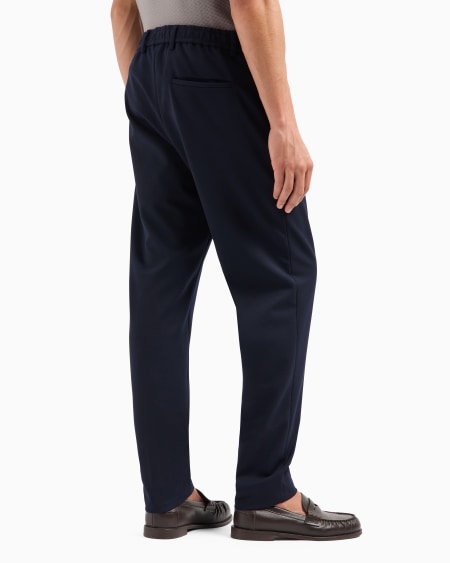 Armani Pantalones con cintura elástica de gabardina técnica elástica Últimos 3 días