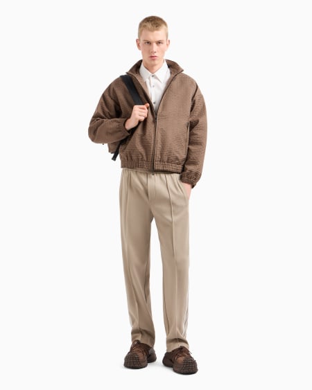 Armani Pantalones de punto con bandas con logotipo Solo hoy