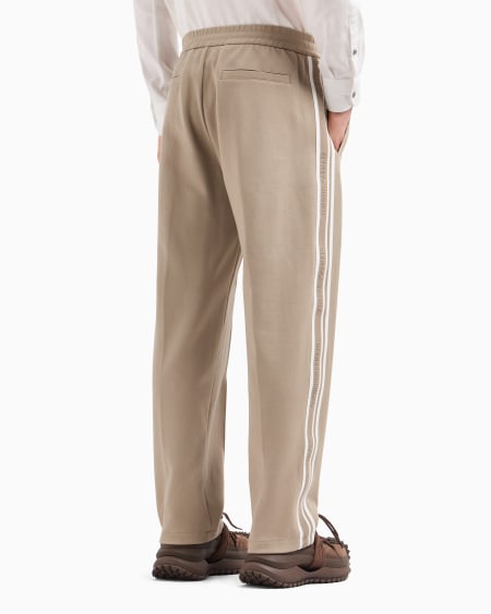 Armani Pantalones de punto con bandas con logotipo Solo hoy