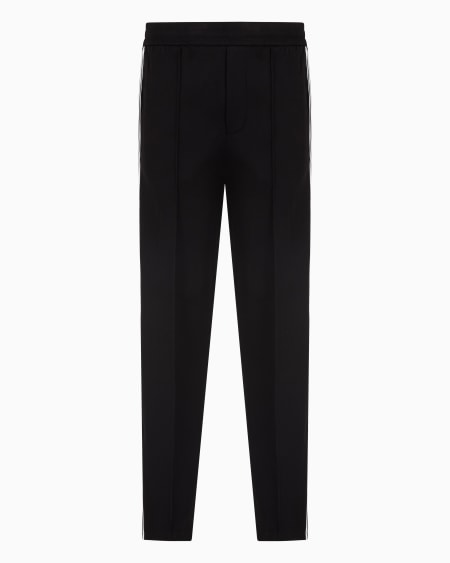 Armani Pantalones de punto con bandas con logotipo Superdescuento