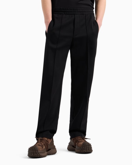 Armani Pantalones de punto con bandas con logotipo Superdescuento