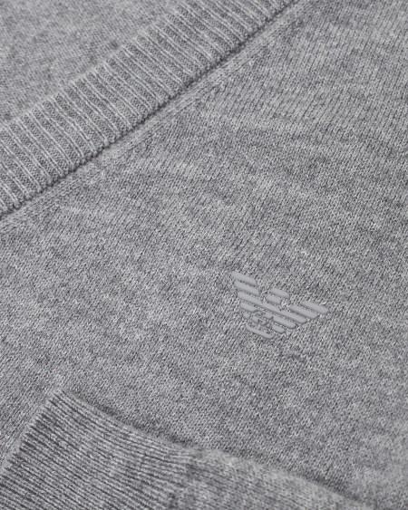 Armani Cárdigan con escote de pico en mezcla de lana Precios de Black Friday