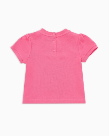 Armani Camiseta de punto con águila de purpurina Descuentos del mes