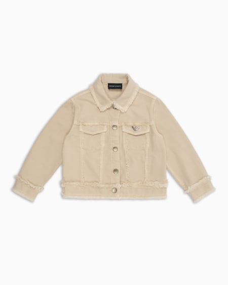 Armani Chaqueta en denim teñido en prenda Rebajas de fin de temporada
