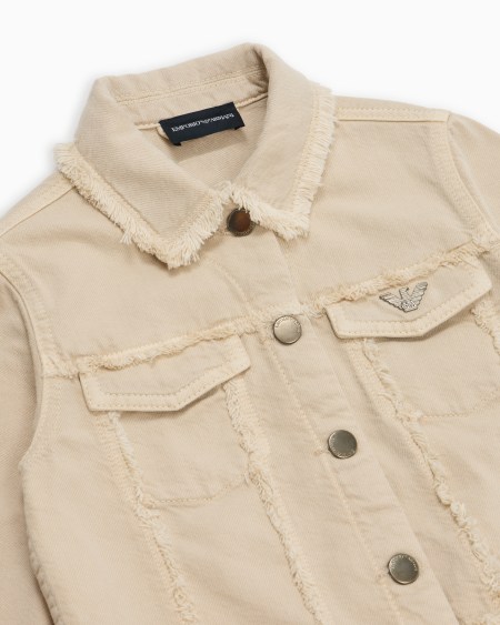 Armani Chaqueta en denim teñido en prenda Rebajas de fin de temporada