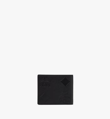 MCM Aren Bifold Wallet in Maxi Monogram Leather Superdescuento