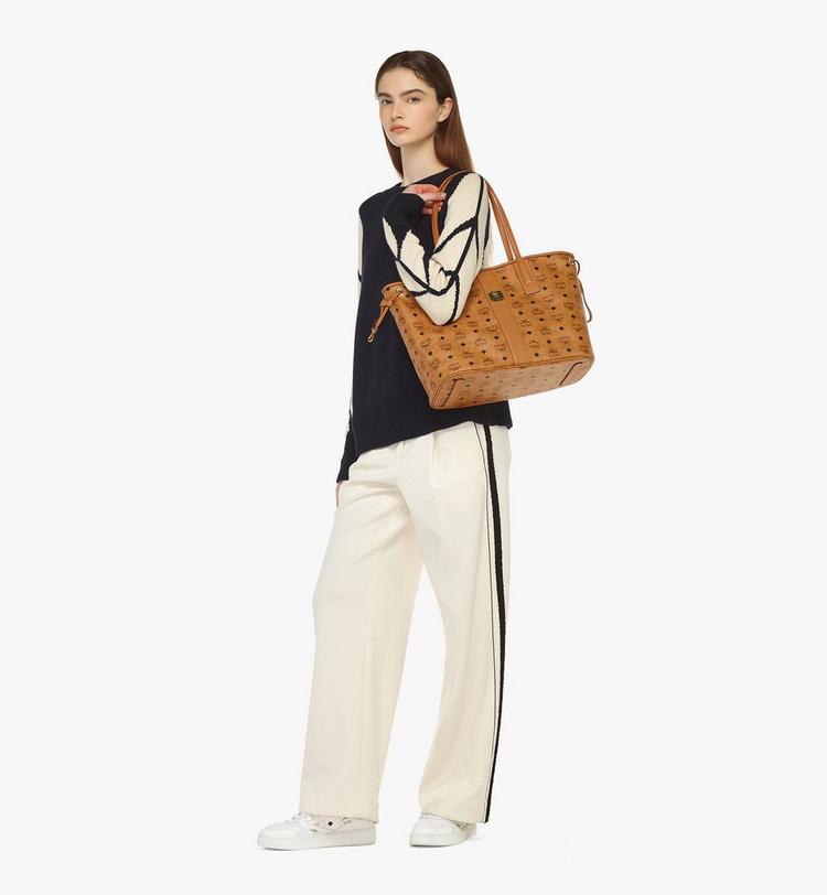 MCM Reversible Liz Shopper in Visetos Liquidación