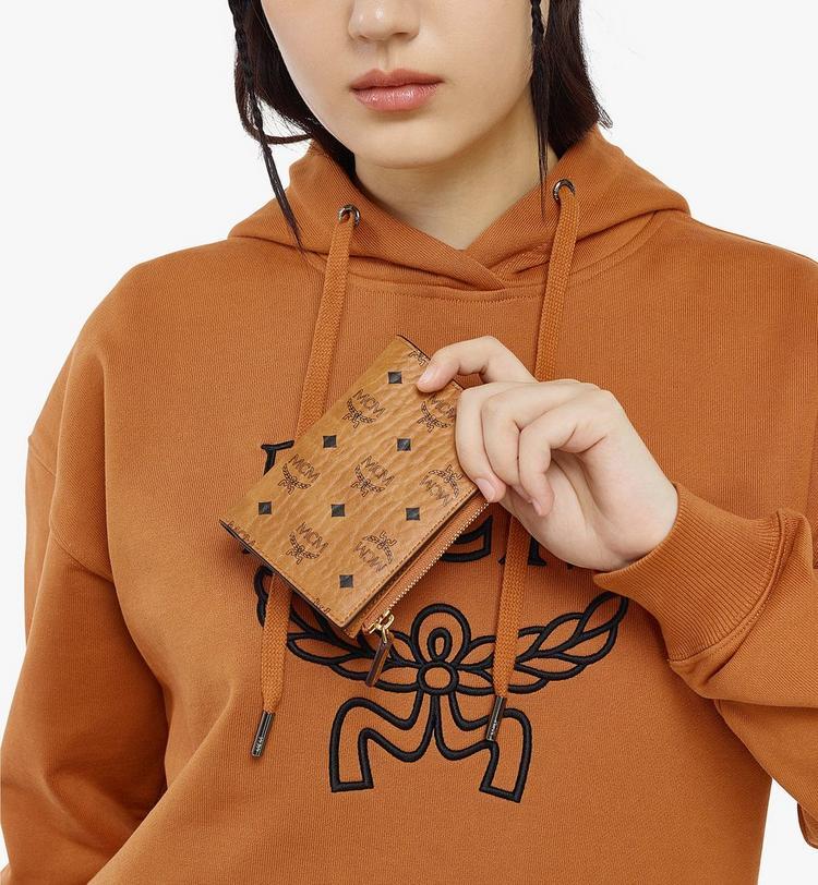 MCM Bifold Zip Card Wallet in Visetos Envío internacional gratuito