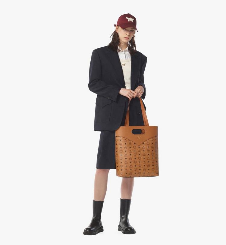 MCM Diamond Tote in Visetos Leather Mix Oferta exclusiva
