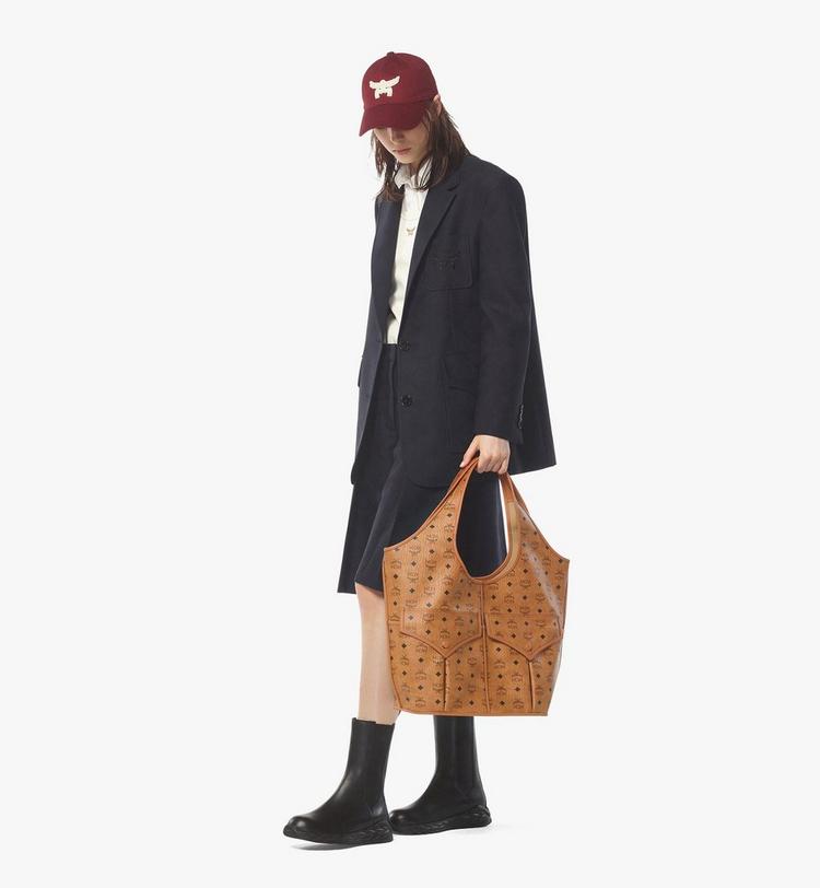 MCM Aren Mama Shopper in Visetos Descuento por venta flash